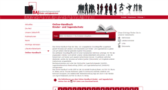 Desktop Screenshot of handbuch-jugendschutz.de